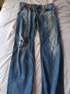 Jean Moritz 33 like new, blue, 100% cotton