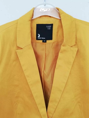 Mustard jacket No.M like new with side pockets
