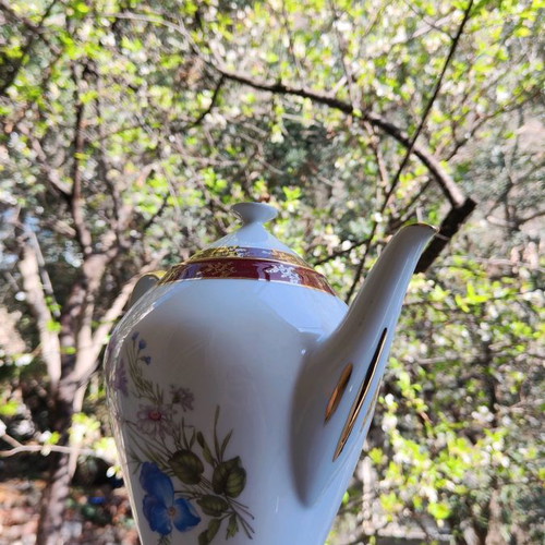 Serving set used, antique, 3 pieces