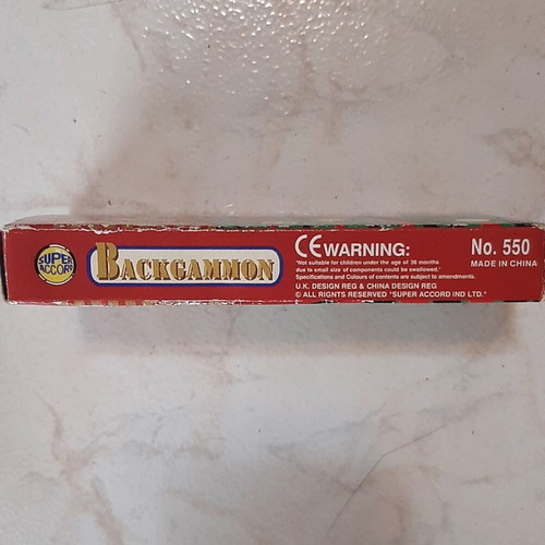 Magnetic Backgammon Travel Set '90s Like New
