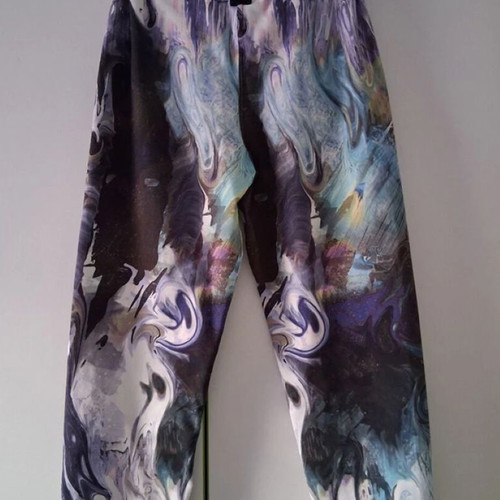 Set of colorful women's leggings size Large, like new, Bodymove & Glamour