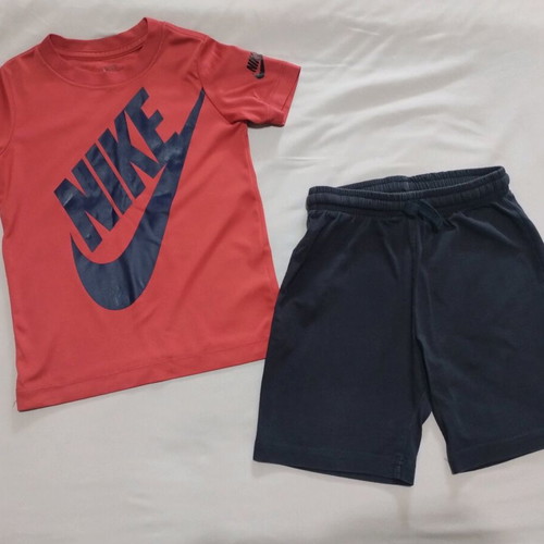 Nike t-shirt and Energiers shorts like new, set for ages 4-5