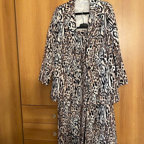 Celestino women's suit new with animal print, size M
