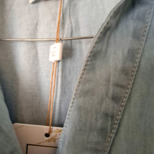 Denim women's dress new, cotton with buttons and belt