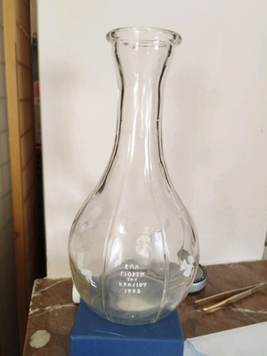 Glass carafe EPL 1958 like new, collectible wine festival