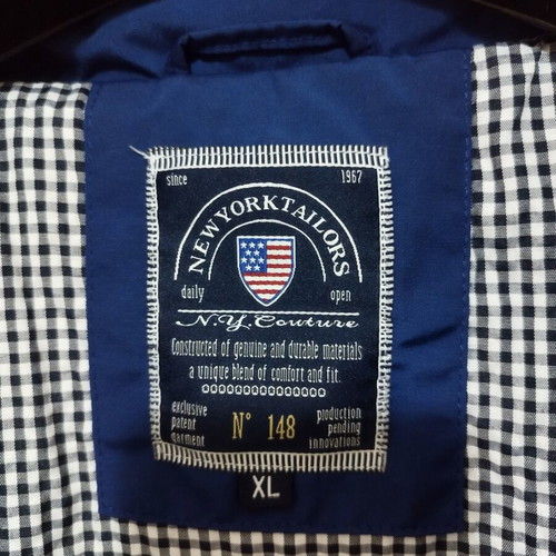 New York Tailors bomber jacket like new, royal blue, size XL