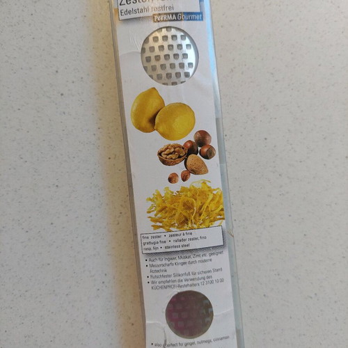 Kuchenprofi Thin Stainless Steel Grater 40x3.5cm New