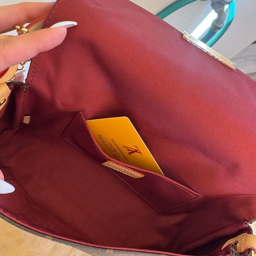 Shoulder bag new, beige and brown