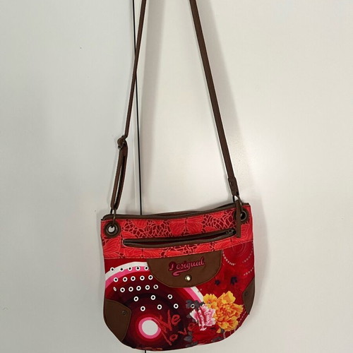 Desigual crossbody bag like new, colorful with adjustable strap