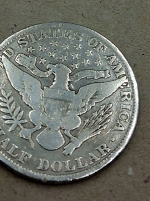 Half Dollar America 1898 used