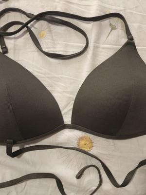 Bikini top like new, olive green, size M