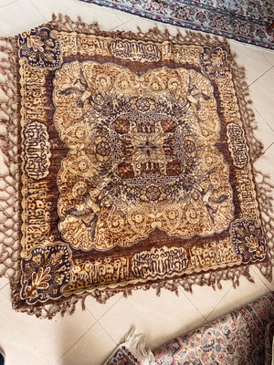 Τραπεζομάντιλο vintage καινούργιο βελούδο