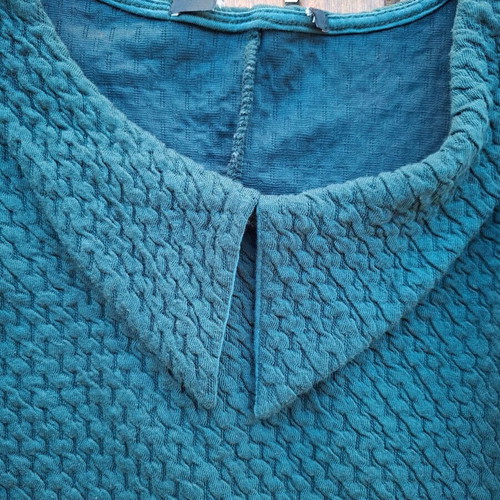 ALE dress with collar, green, medium size