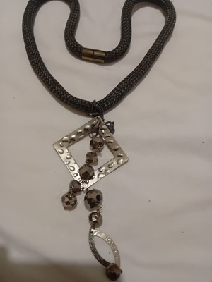 Necklaces used, pack of two with magnetic clasp and pendants