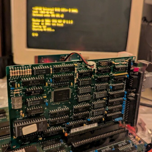 CGA Tulip Yamaha V6363 ISA 8 Bit 64kb 8088/8086 Graphics Card used