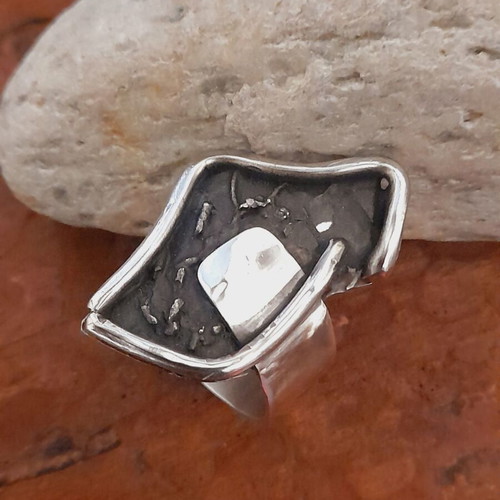 Handmade silver ring 925 new, size 63