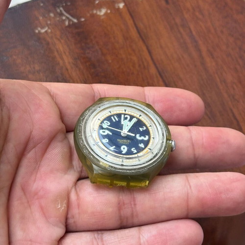 Vintage Swatch Swiss AG 1994 wristwatch 34mm, blue