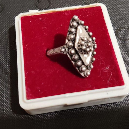 Ring very old handmade like new, silver No 56
