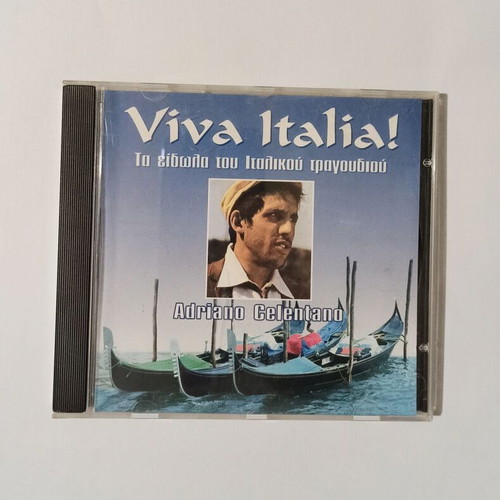 Adriano Celentano Viva Italia CD used, Italian song idols