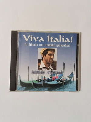 Adriano Celentano Viva Italia CD used, Italian song idols