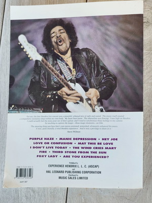 Hendrix Are You Experienced? παρτιτούρες σαν καινούργιο, 168 σελίδες