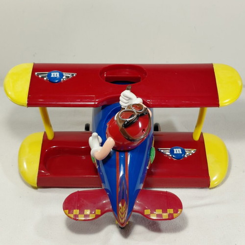 M&M's airplane plastic figure used, large