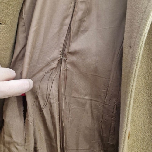 Artisti Italiani camel coat used, size XS