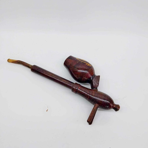 Vintage wooden pipe souvenir from Switzerland - Stein am Rhein