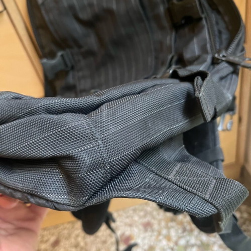 Eastpak black backpack used for office and laptop