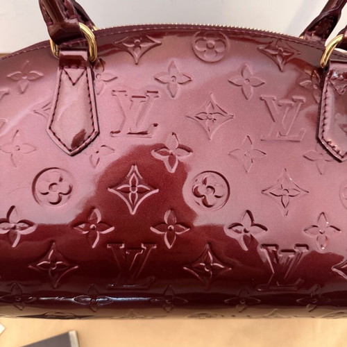 Louis Vuitton Vernis Sherwood Bordeaux handbag like new