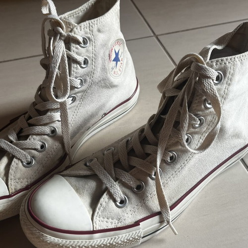 Converse sneakers, beige, size 40