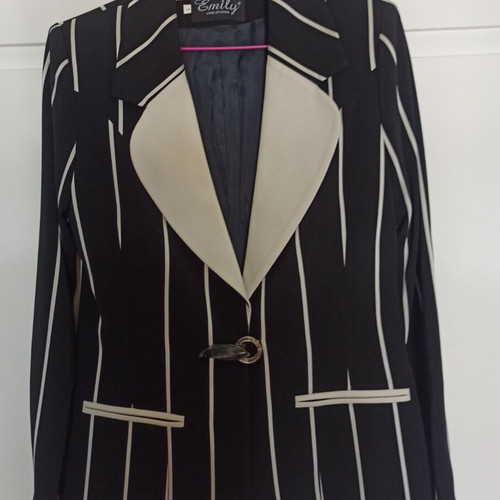 Emily Creations striped jacket vintage, new, size S