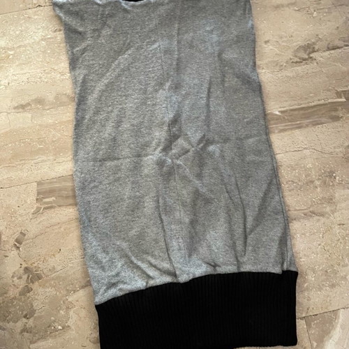 Bsb knitted mini strapless dress like new, gray, size S