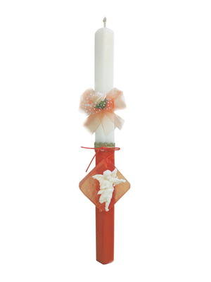 Two-tone candle with scented soap and angel new