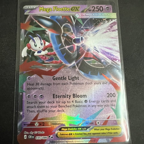 Mega Floette ex Chaos Rising card like new
