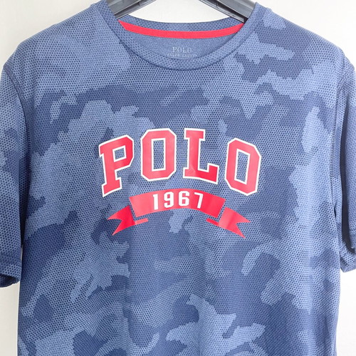 Polo Ralph Lauren T-shirt short sleeve Medium blue and red like new
