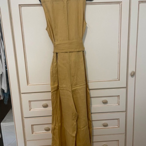 Jumpsuit Regalinas used, linen mustard, size S