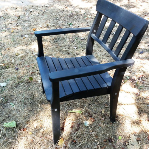 IKEA ANGSO wooden outdoor armchairs set of 4 new