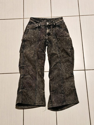 Brown baggy jeans size S like new, vintage style