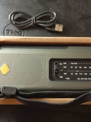 Solar emergency radio new with USB-C and powerbank