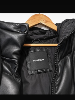 Pull & Bear thick jacket like new, black, size L