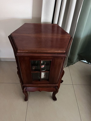 Wooden mini bar table used