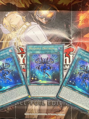 Meteonis Drytron playset 3x Yu-Gi-Oh! cards