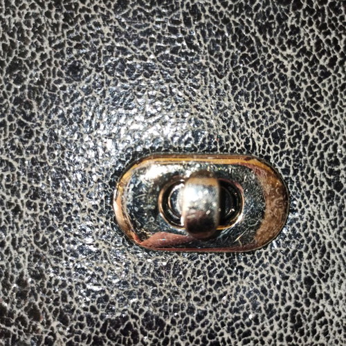 Women's sagré bag used, anthracite with chain detail