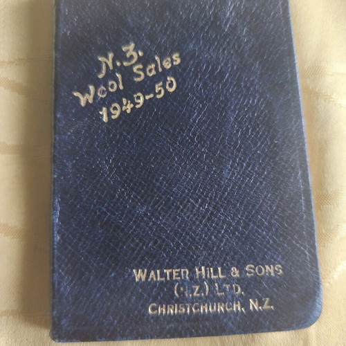 Walter Hill & Sons Wool Company Agenda 1949-1950 like new