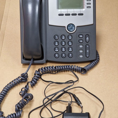 Cisco SPA504G VoIP IP Phone 4-Line with Power Adapter