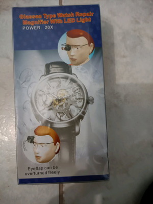 Special watch repair glasses new with magnifier lens