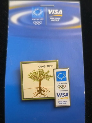 Athens 2004 Visa Pin like new