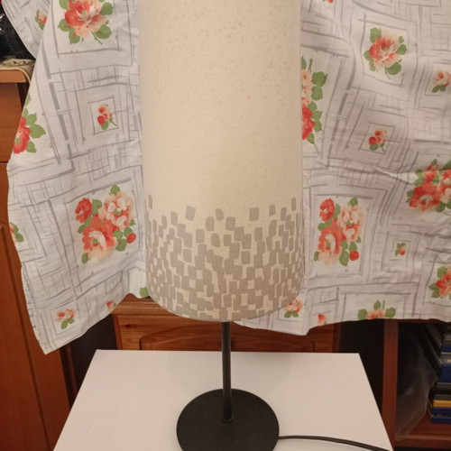 Metal desk lamp used, about 50 cm height