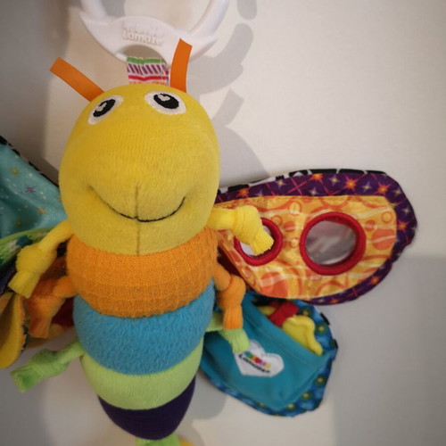 Lamaze Hanging Baby Stroller Toy with Teether Freddie like new